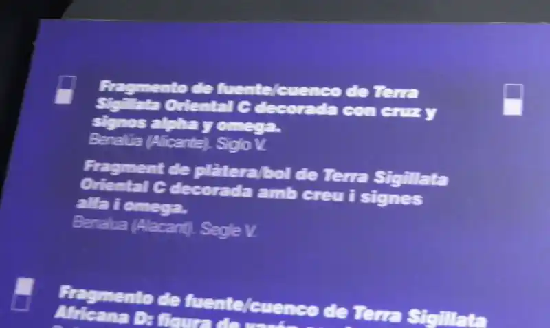 Cross on a terracotta plate